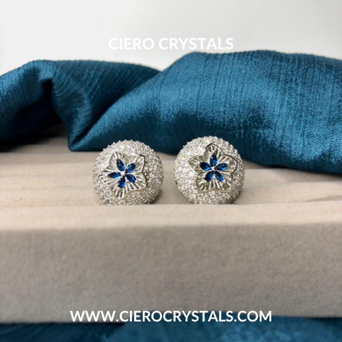 Blue Diamond Studs