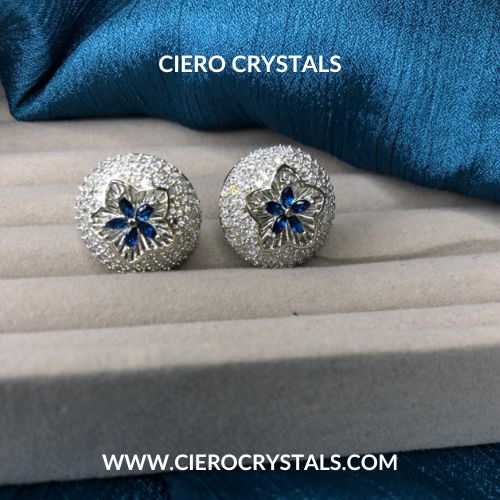 Blue Diamond Studs