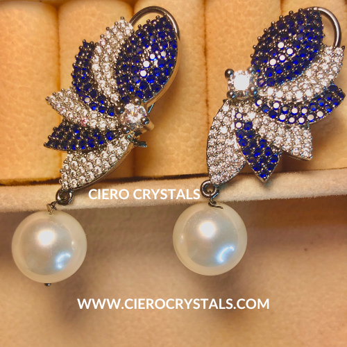 Moonlit Pearl Drop (Blue)